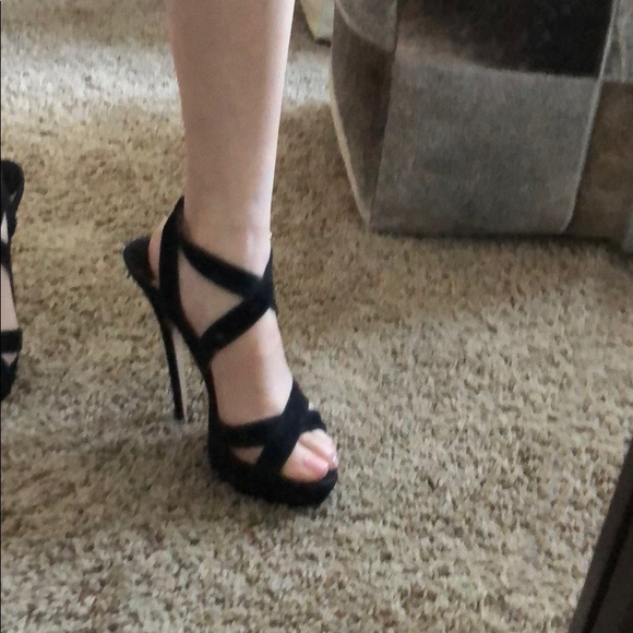 Jimmy Choo Black Strappy Heels - Picture 8 of 8
